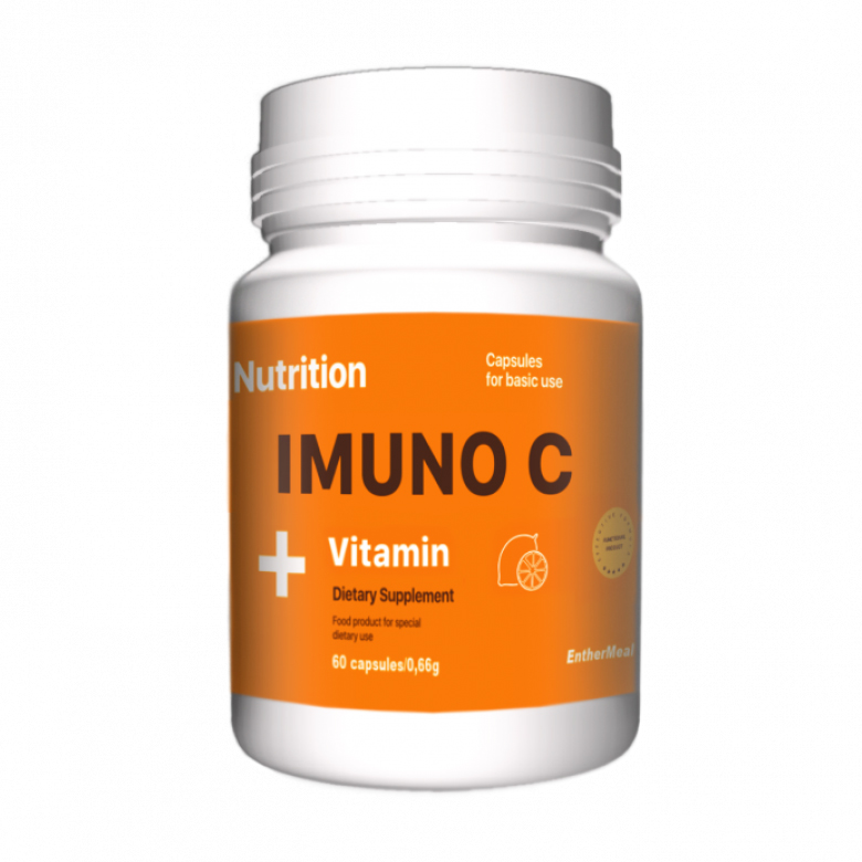 Вітамін С AB PRO EntherMeal Imuno C Vitamin, 60 капсул